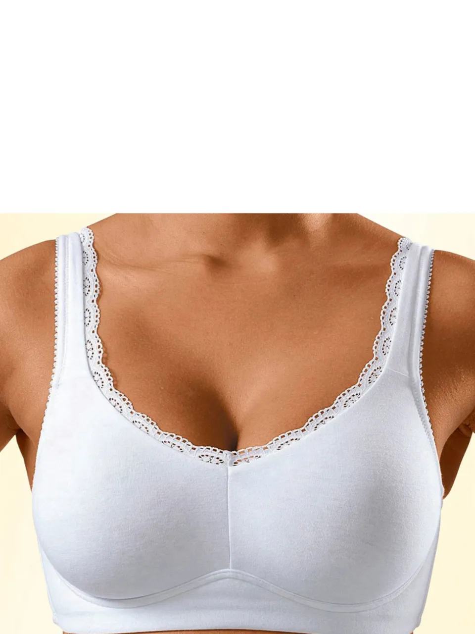soft-beha zwart en wit zwart+wit