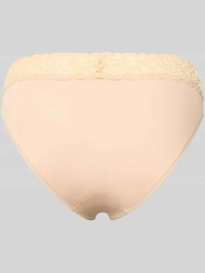 Hanro Slip met kant model 'MOMENTS' beige, foto 2