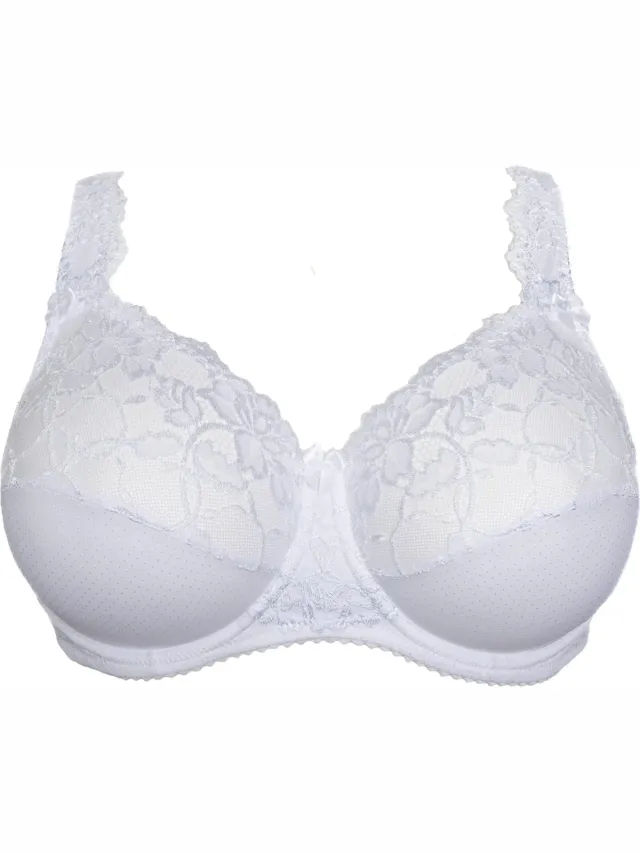 PLAISIR by Ulsoe Plaisir Beate beugel bh wit 100I -grote maten met draagcomfort