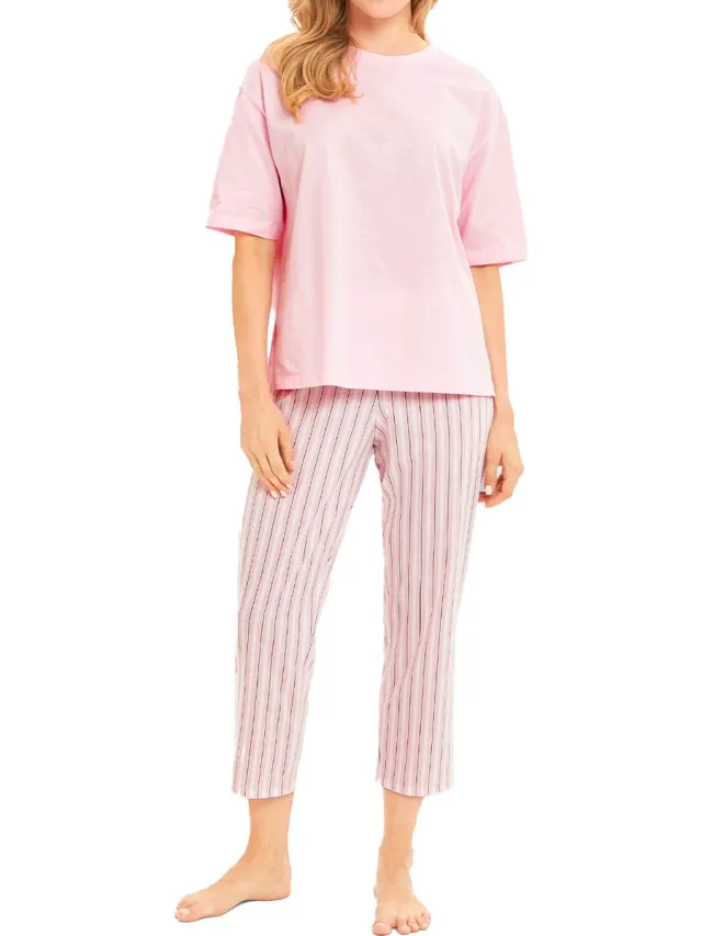 Rösch Dames pyjama Sleep & Relax rose