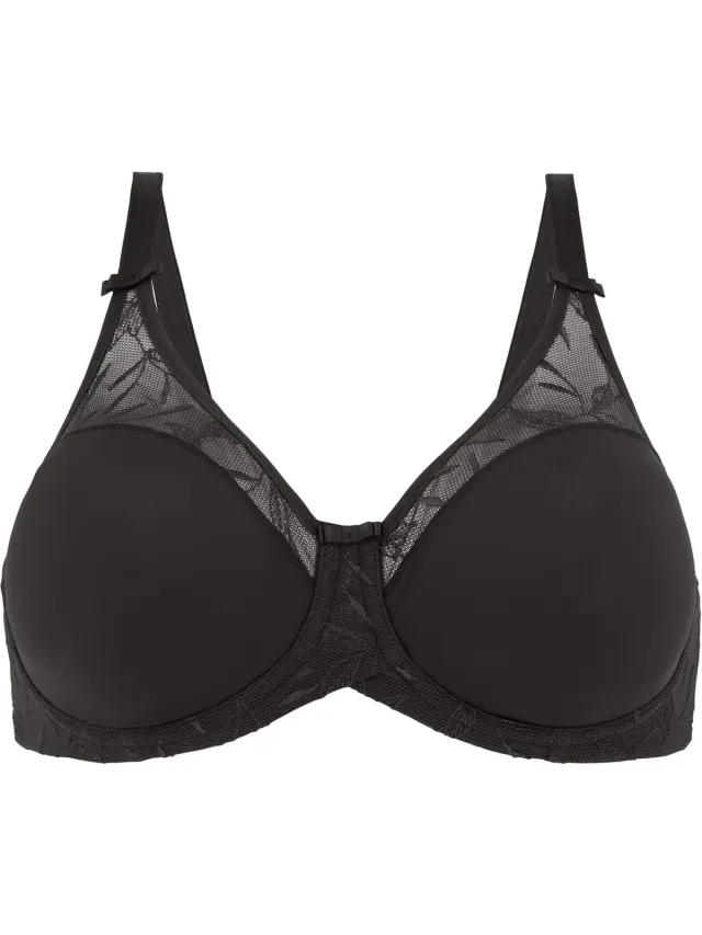 Felina Vision Deluxe Voorgevormde Beugel Bh 0202289 721 Obsidian Grey - maat EU 80B / FR Grijs