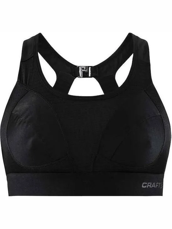 Craft 70C - Pace Bra Dames Sportbeha - Black Zwart