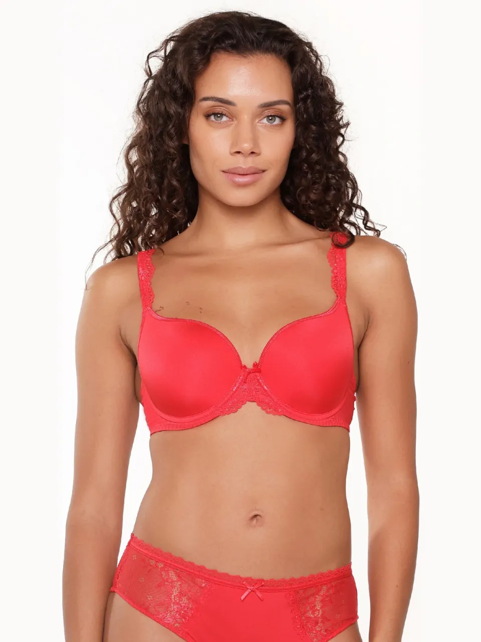 Lingadore Daily voorgevormde t-shirt bh rood, foto 3