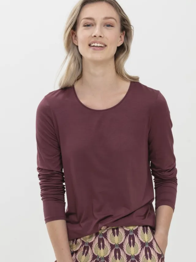 Mey Shirt Lovestory Alena Dames 16177 9 love rouge
