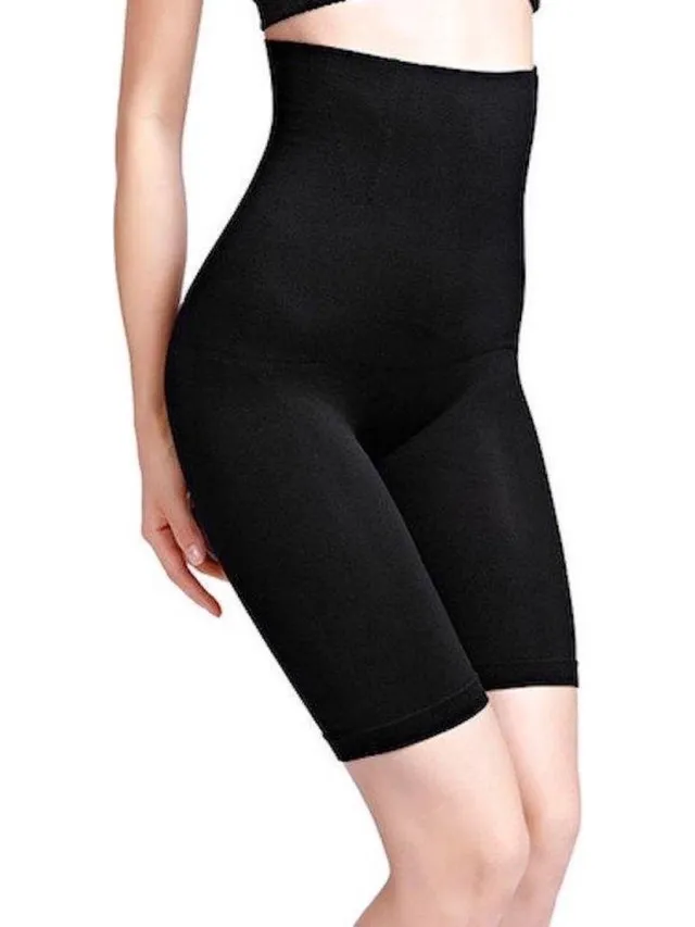 Feel Fab Stay Fab Shapewear voor billen, buik en dijen - corrigerend ondergoed high waist - zwart
