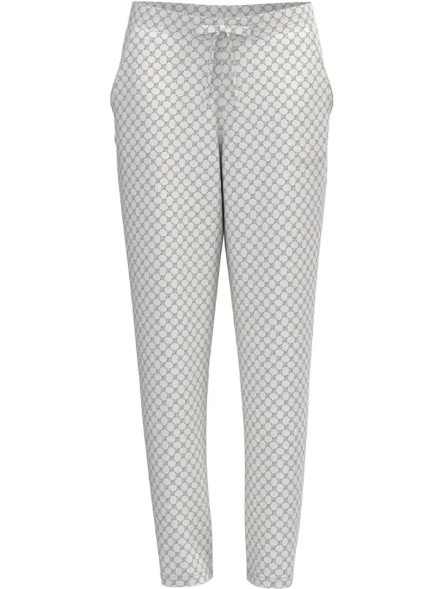 Joop! Pyjamahose Cosy gebroken wit