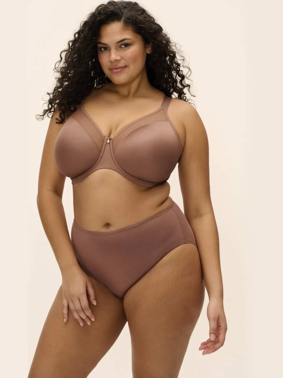 Elomi Smooth niet-voorgevormde beugel-bh bruin, foto 4