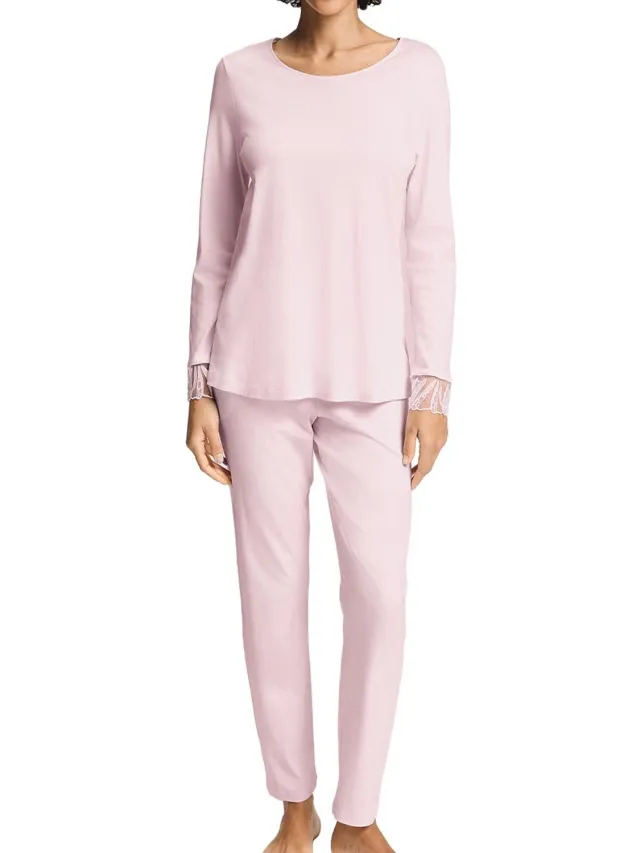 Hanro Dames pyjama Rosaria rose bath