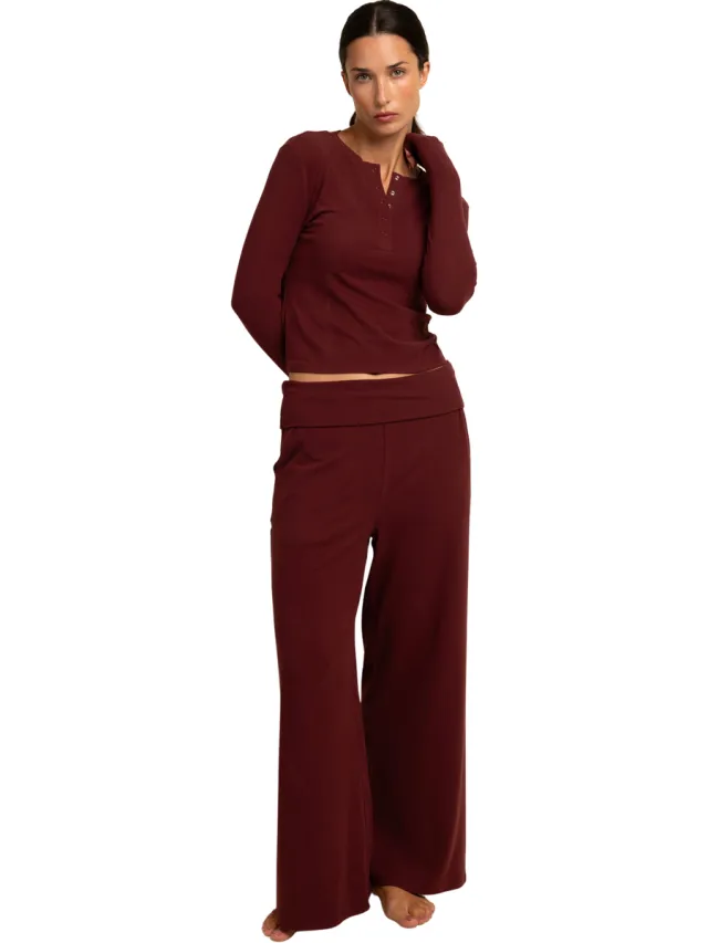 Admas Yoga Girl pyjamaset rood
