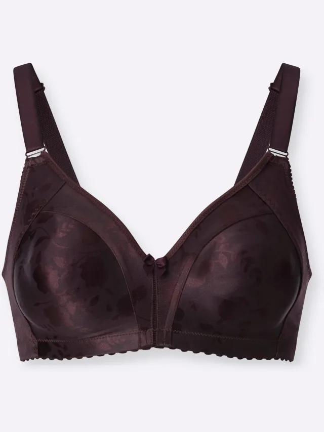 Minimizer-beha zonder beugel bordeaux, foto 2
