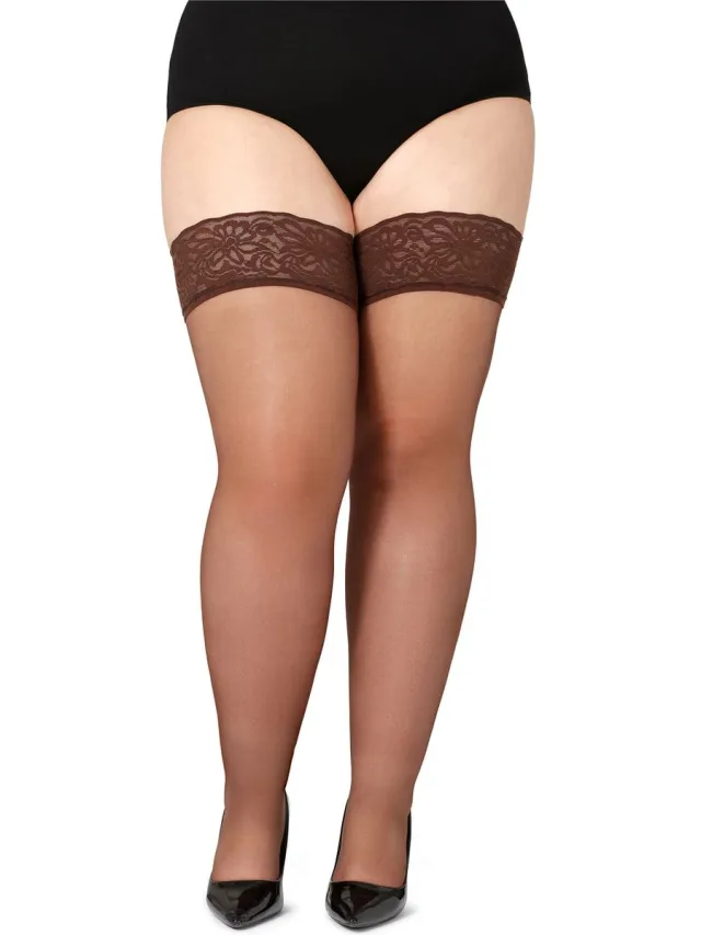 Bellivalini Dames Hold-Up Kousen - 20 Denier - licht glanzend - elastisch - Polyamide - BLV-GI-1126 - Cappuccino