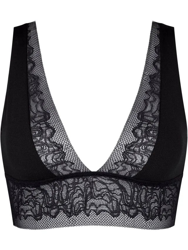 ESOTIQ Shadow Top - Bralette - Zwart - XS - Zonder beugel