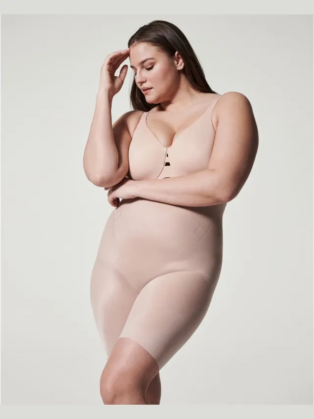 Spanx SPANXshape™ Invisible High-Waisted Mid-Thigh Short | Kleur Soft Nude I Beige