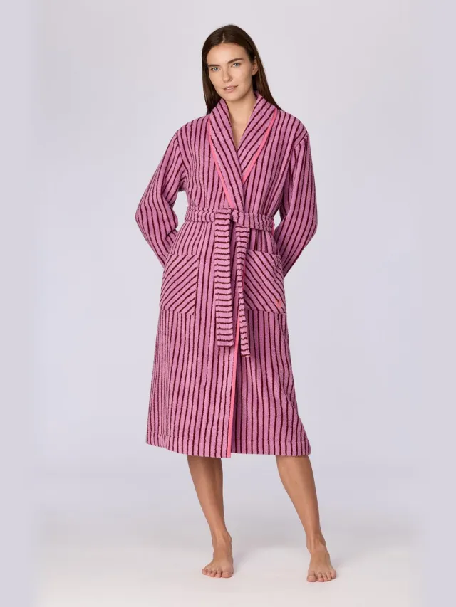 Woody Dames kamerjas roze streep