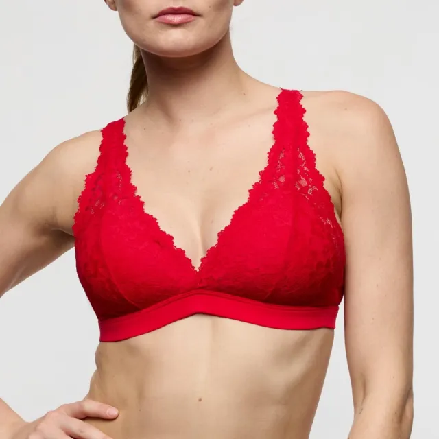Marie Jo Soft Studio Voorgevormde Bralette 0103044 True Red - maat EU 80E / FR Rood