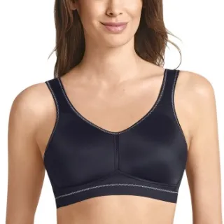 Anita Care Vivana Active draadloze prothese-sportbeha marineblauw Beige,Zwart