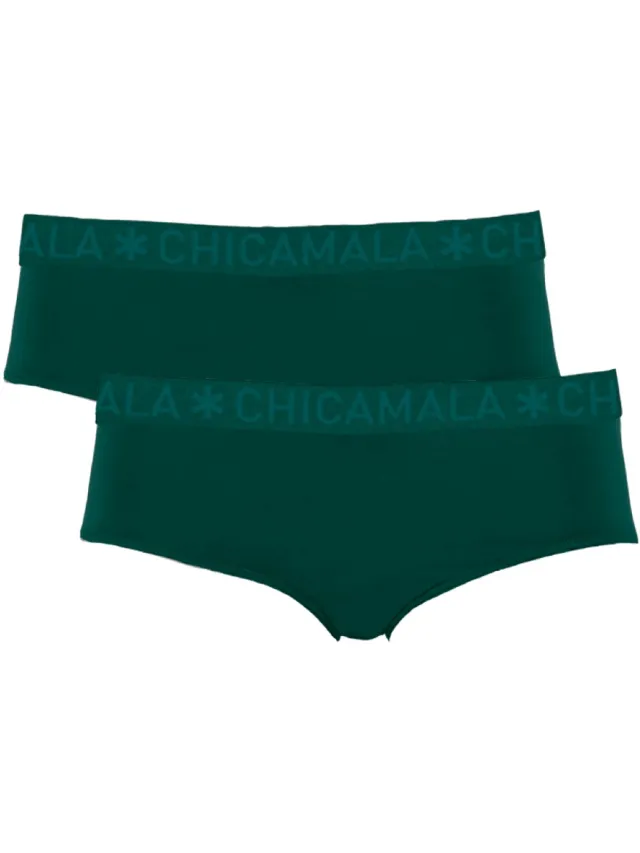 Muchachomalo Chicamala – Dames Briefs – 2 Pack - Normale Lengte – Onderbroeken Dames – Lingerie – Dames Ondergoed – Kleding - 95% Katoen – Dames kleding
