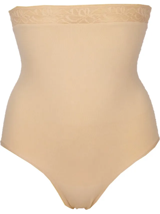 J&C corrigerende tailleslip met kant - S - Beige