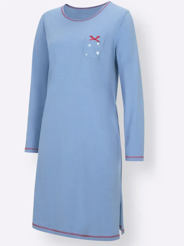slaapshirt blauw, foto 2