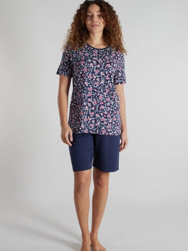 Götzburg Gotzburg dames Shortama 250337 625 Blau motief
