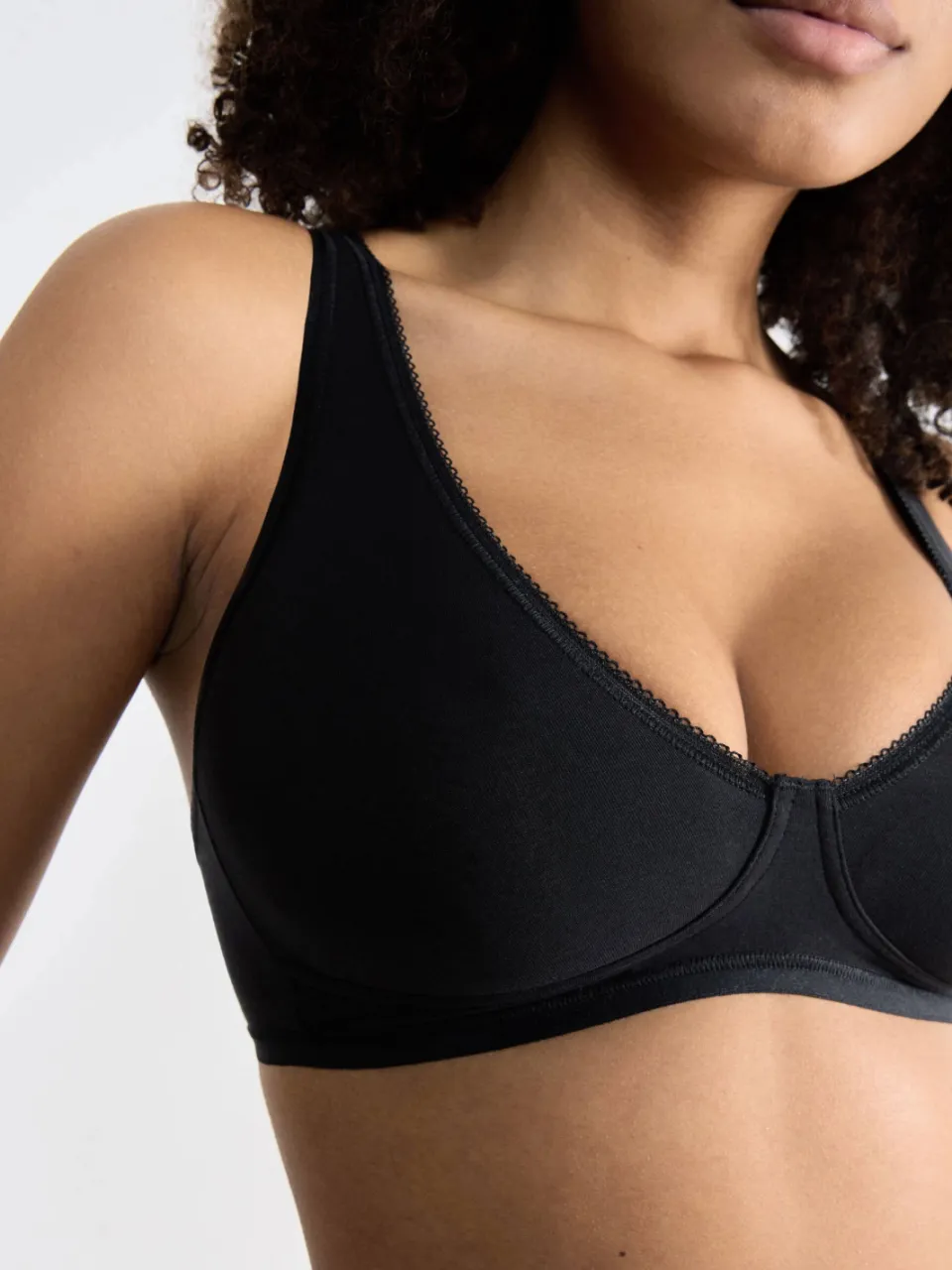 Sloggi Basic+ niet-voorgevormde bh zonder beugel zwart, foto 4
