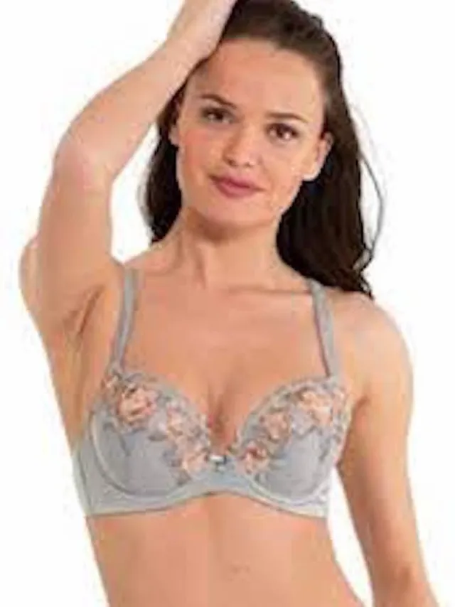 LingaDore padded gel beugel BH 80B silvergrey zilver grijs