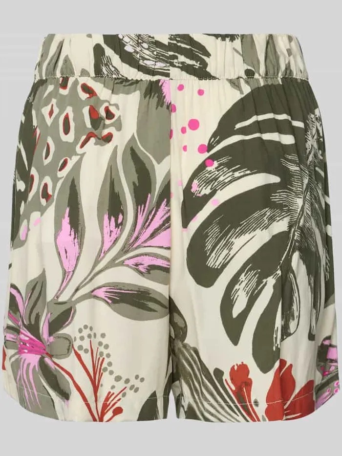 Schiesser Pyjamashort van viscose in allover-look gebroken wit, foto 3