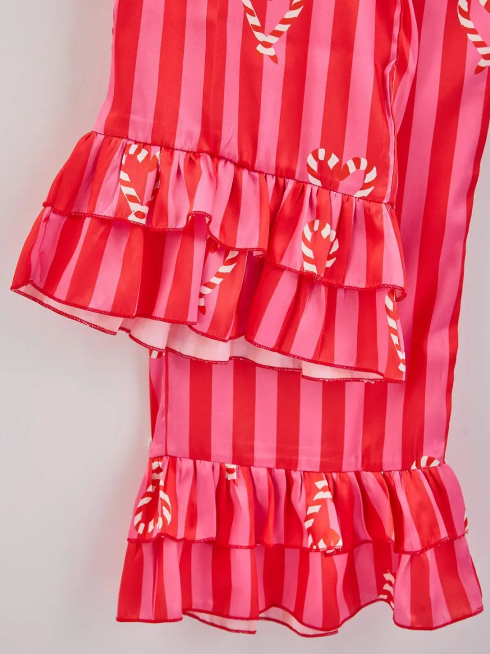 Trendyol TRENDYOLMİLLA Dames Roze Kerst- Lang, Regular fit Pyjama- Sets, foto 2