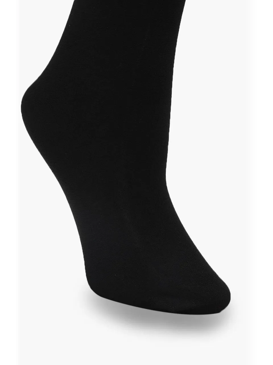 boohoo Dames 300 Denier thermische panty's zwart, foto 2