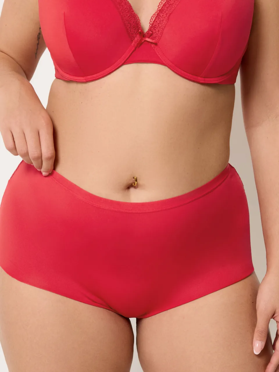 Yours 3Pack Paarse Kanten Rug Hoge Taille Slipssize 54-56, foto 3