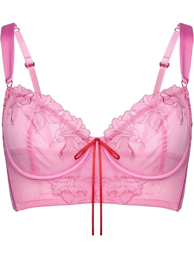 ESOTIQ Circus - Bustierbeha - Roze - Zachte Cups - Met Beugel