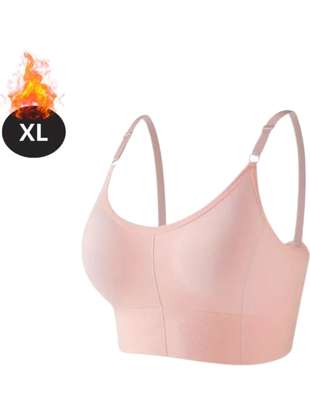 Nivard BH Zonder Beugel - Zonder Bandjes - Push-up Bh's - Comfort Beha - Gemengd - Roze