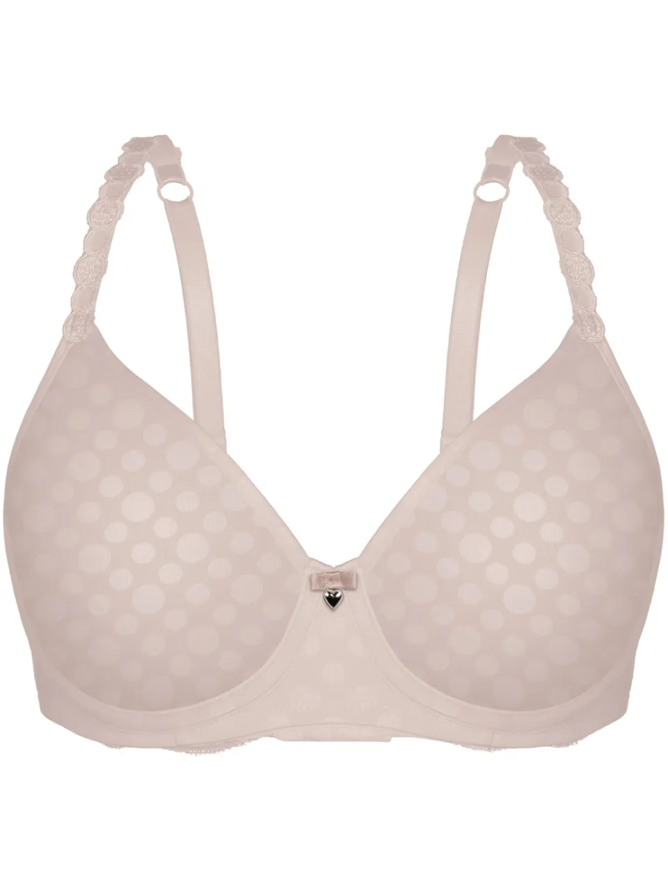 Sassa Mode Dot & Blossom T-shirt-bh met beugel lichtbeige, foto 2