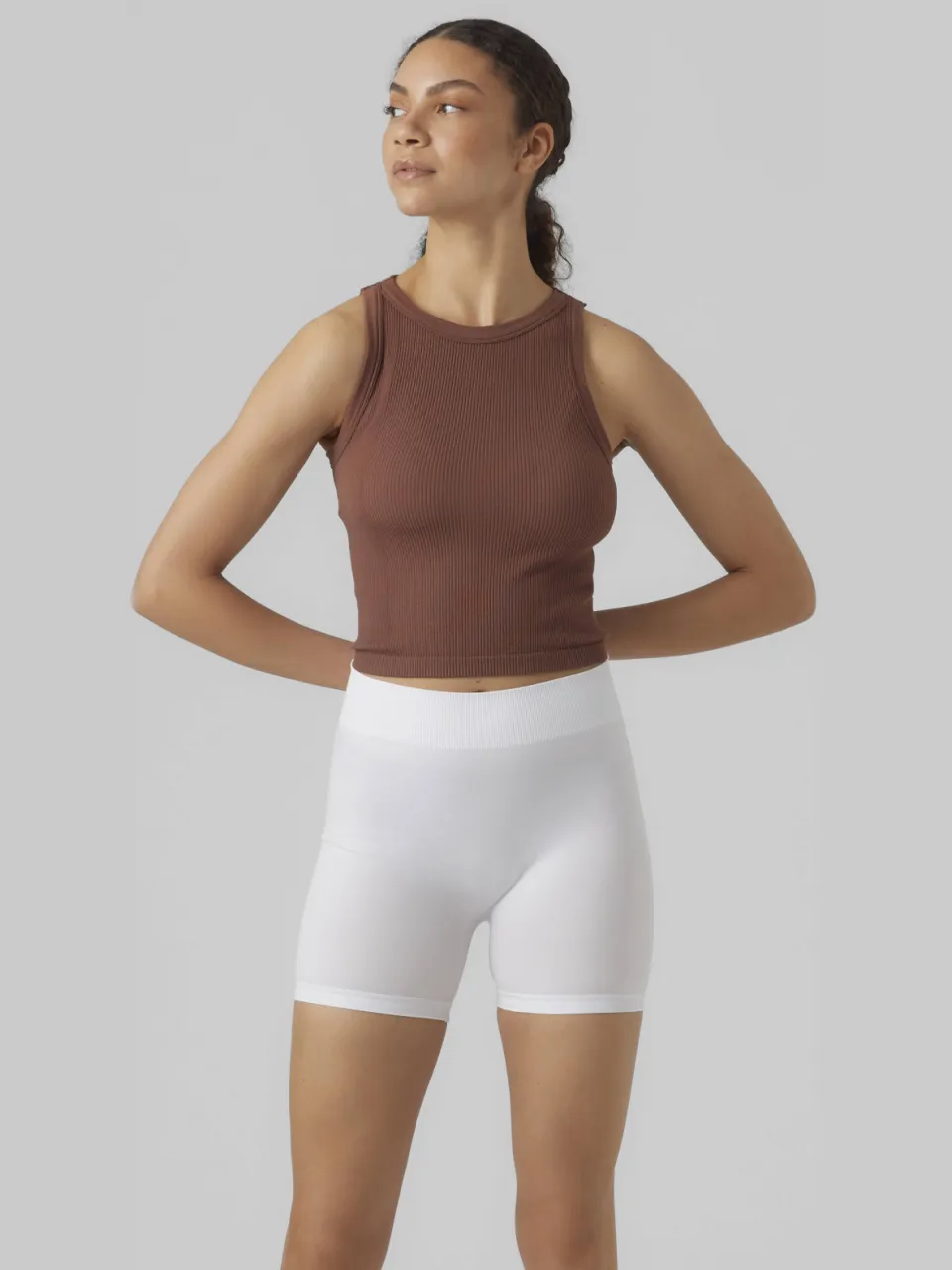 Vero Moda VMJACKIE MINI biker short wit