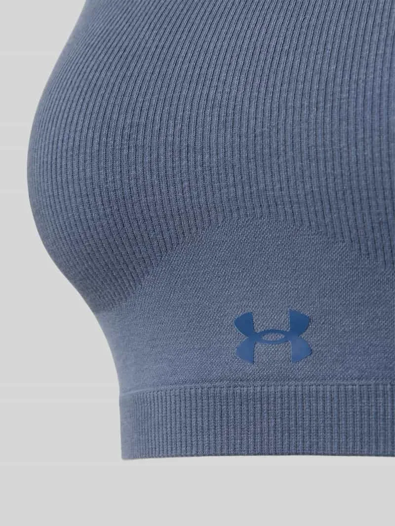 Under Armour Sport-bh van katoenmix rookblauw, foto 3
