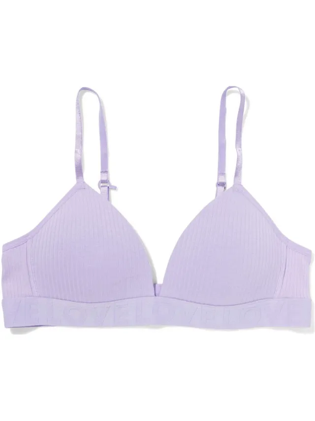 HEMA Voorgevormde bh zonder beugel lavendel (lavendel)