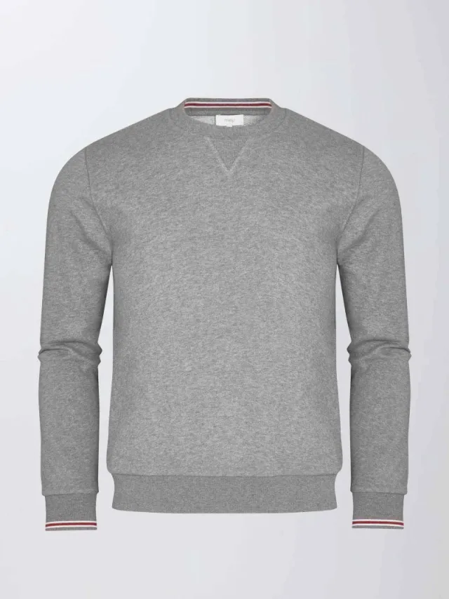 Mey Sweater Klamila Heren 30027 720 medium grey melange