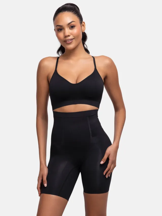 Dorina high waist corrigerende short Absolute Sculpt zwart