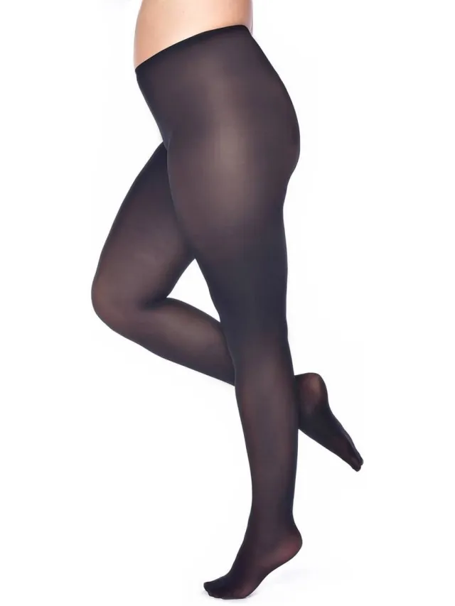 Pamela Mann Panty grote maat 90 Denier zwart 58-60 Pamela Mann