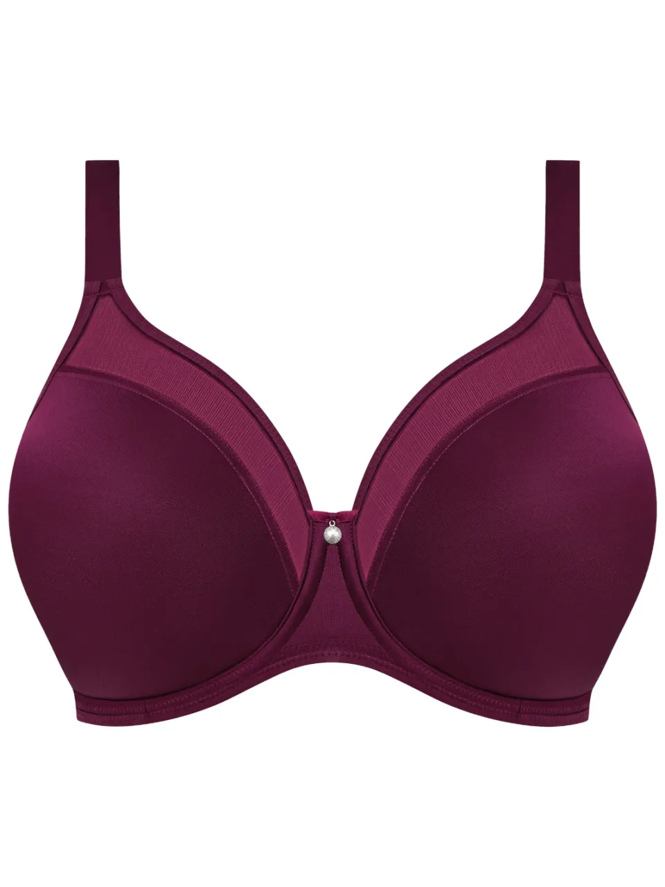 Elomi Smooth niet-voorgevormde beugel-bh aubergine, foto 2