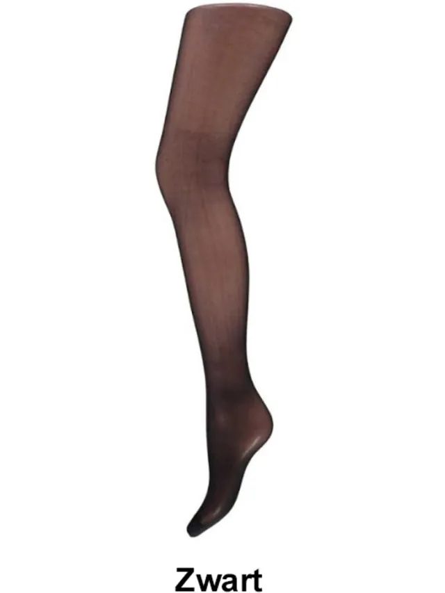 Elegance 20 DEN - Panty - Ingezet tussenstuk - Zwart - Voordeelset 3 stuks!!