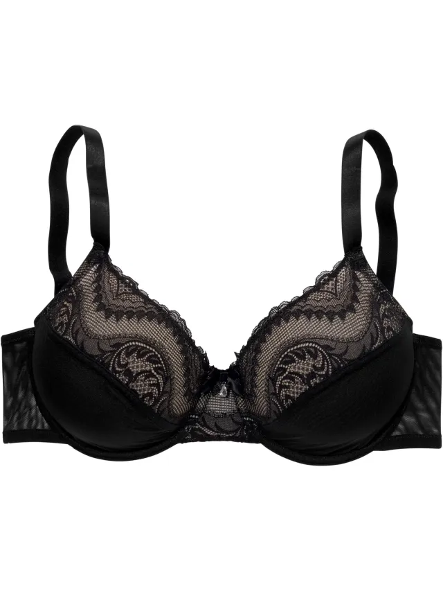 Petite Fleur Gold beugelbh zwart, foto 2