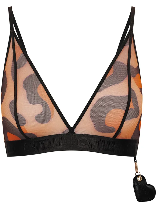 ESOTIQ QΠШ Robert Kupisz - Bralette Wild - Dierenprint - Beige en bruin Beige;Bruin;Zwart
