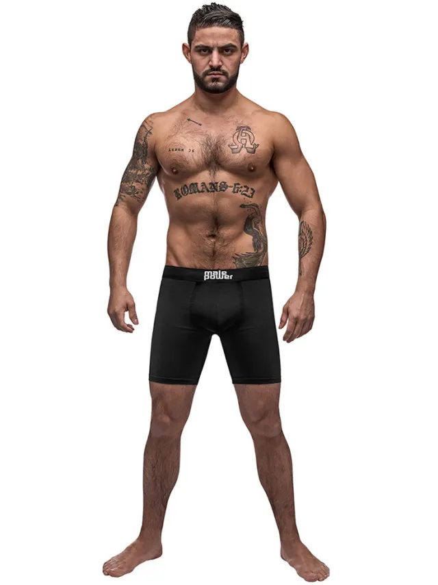 Male Power Zwarte Nite - Lange Short