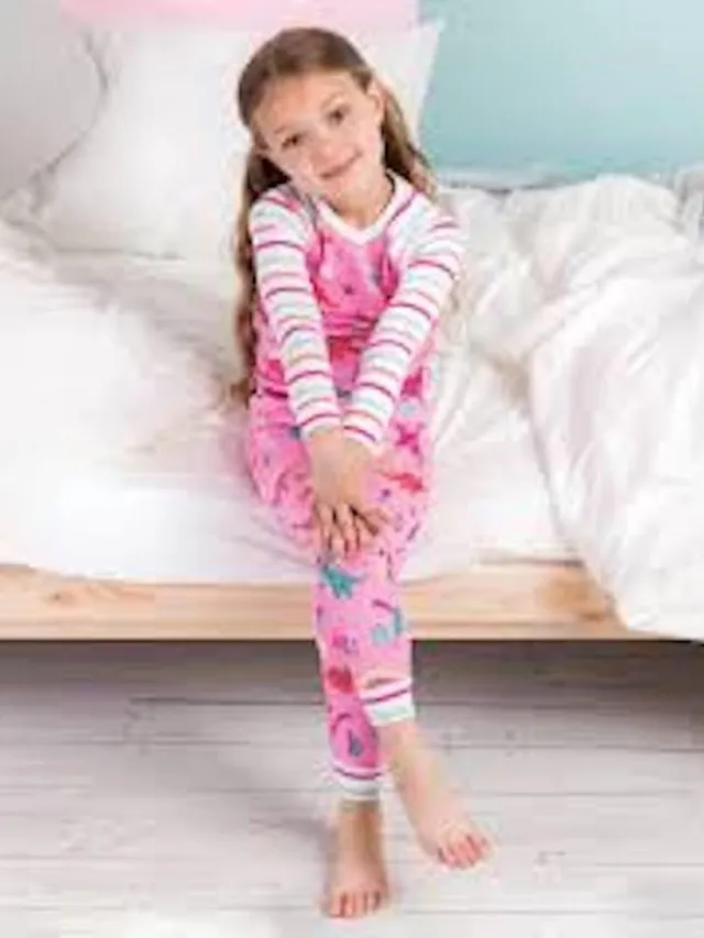 Hatley 2 delige pyjama set roze