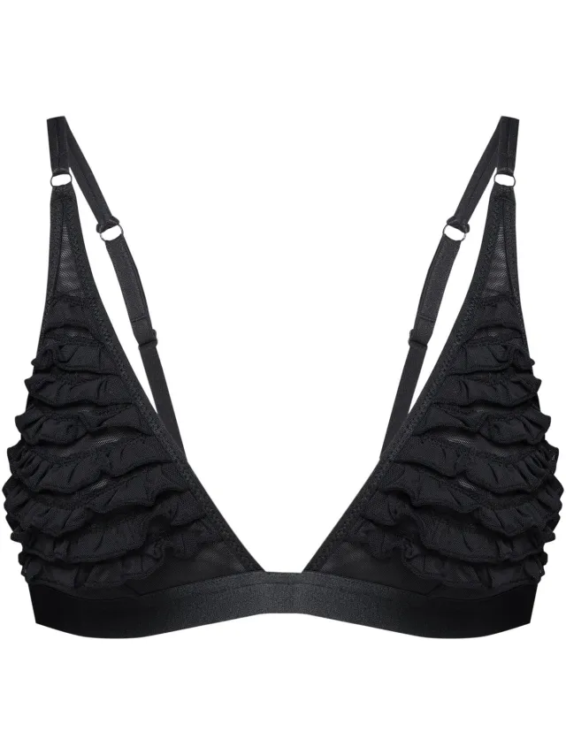 Bloovii Afrill - Driehoekige bralette - Zwart