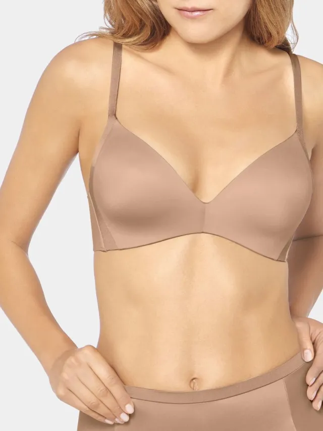 Triumph BH zonder beugel - Body Make-Up Soft Touch P EX - Comfort T-shirt bh - Naadloze cups - T - 85A - Zwart
