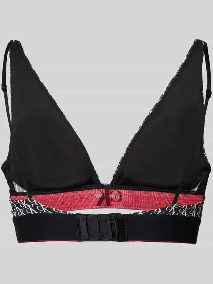 Calvin Klein Slim fit bh met all-over logoprint zwart, foto 2