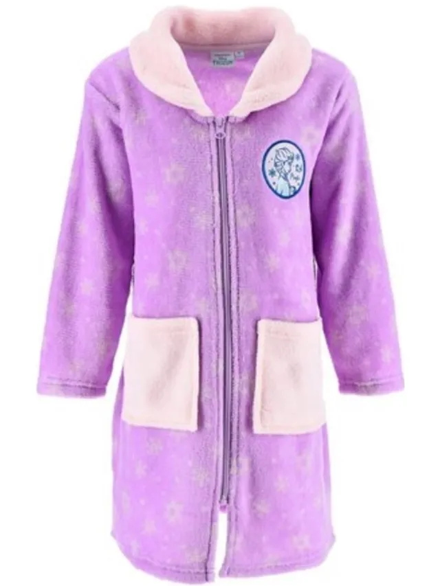 Disney Frozen Badjas Purple Fleece Paars