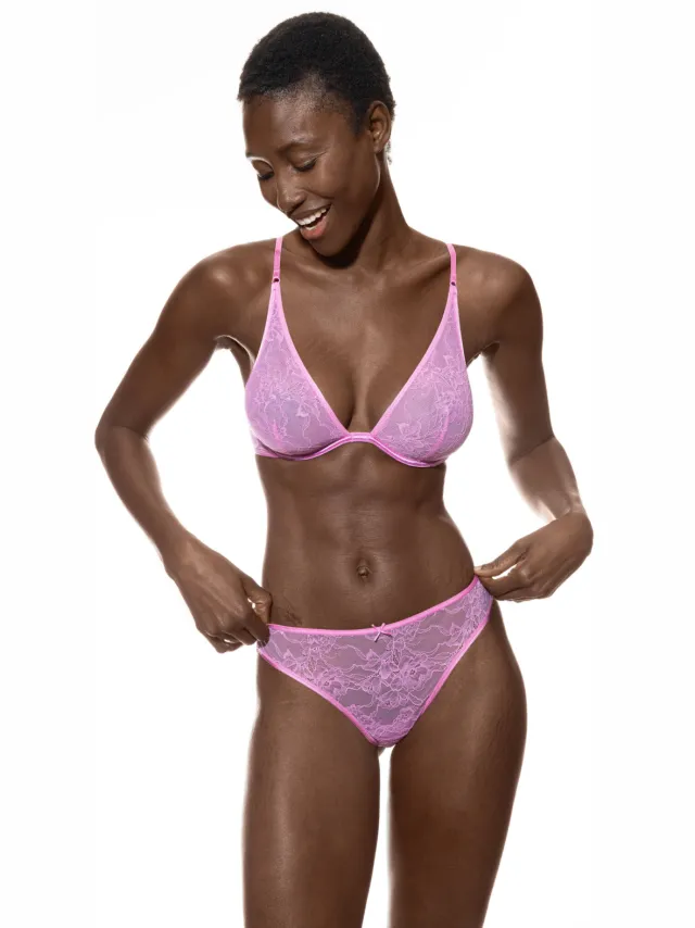 Mey Triangelbeha met beugels Serie Fabulous Bubblegum Pink roze